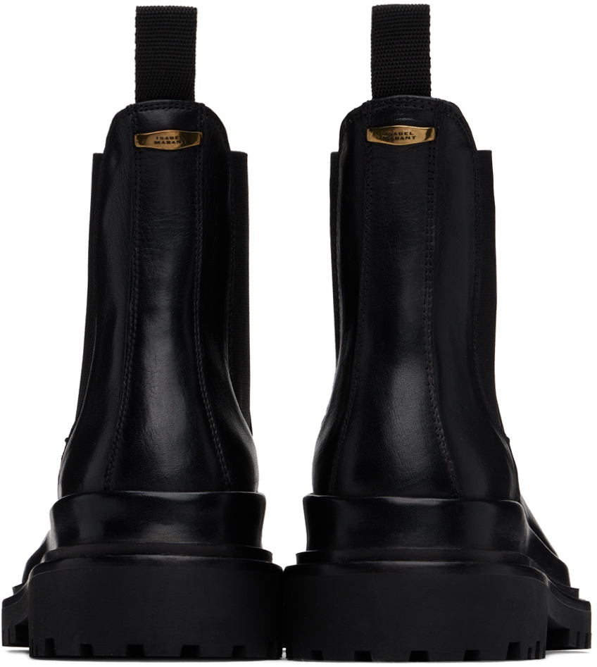 Isabel Marant Black Ceilee Chelsea Boots
