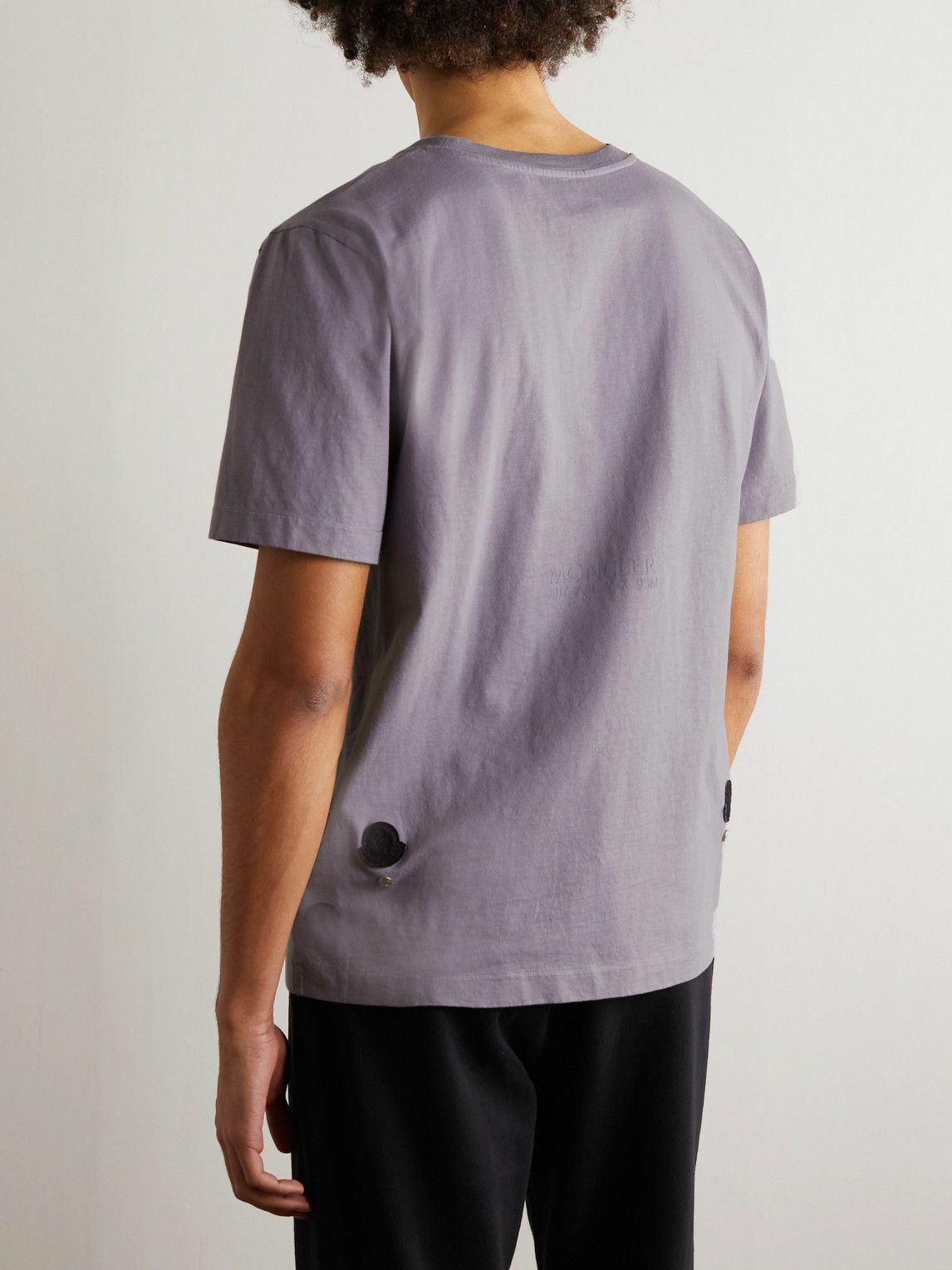 メンズ MONCLER 1017 ALYX 9SM グレー Tシャツ