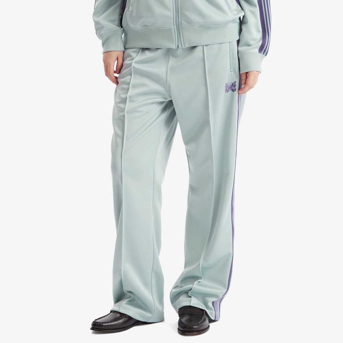 Needles Women's Track Pant in Sax Needles