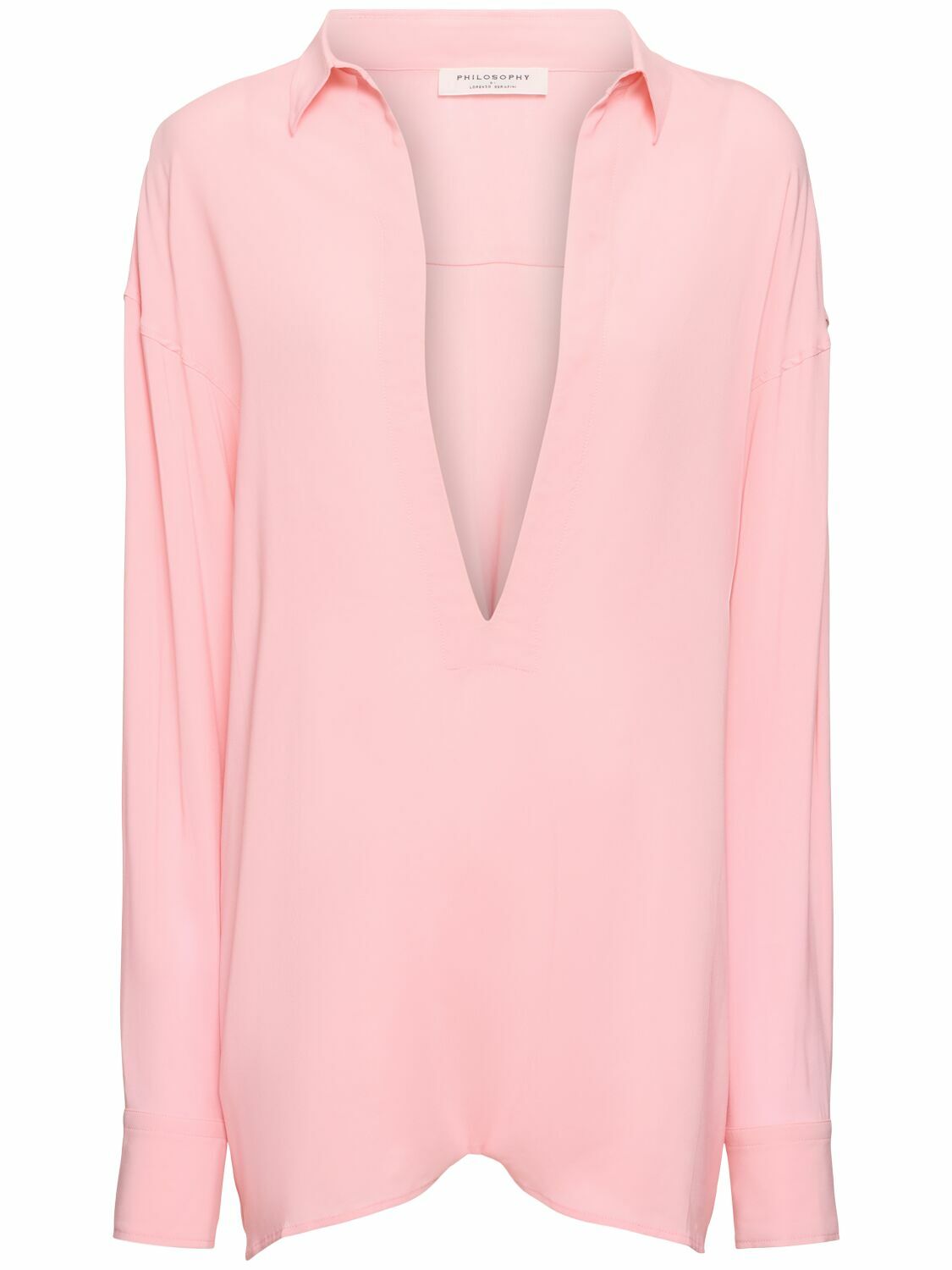 PHILOSOPHY DI LORENZO SERAFINI Stretch Viscose Georgette