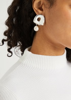 Agmes X Simone Bodmer-Turner Sandra Large Sterling Silver Drop Earrings - One Size