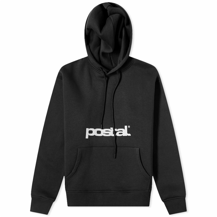 Photo: POSTAL Men's Classic Logo Hoodie in Black