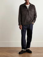 Corridor - Brushed Wool-Blend Overshirt - Brown