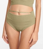 Jacquemus - La Culotte Picchu stretch linen-blend briefs