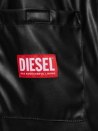 DIESEL - Oval-d Faux Leather Hooded Jacket