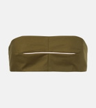 Adriana Degreas Cotton-blend bandeau top