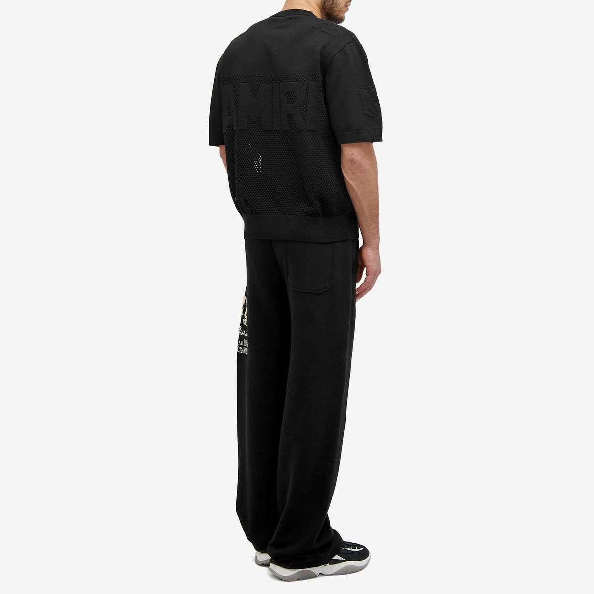 AMIRI Men's 22 Knitted T-Shirt in Black