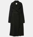 Sportmax Veleno belted virgin wool coat