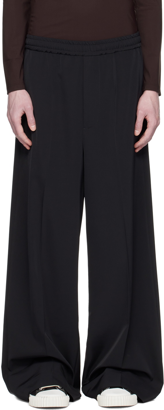 MM6 Maison Margiela Black Oversized Trousers MM6 Maison Margiela