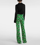 Diane von Furstenberg Brooklyn printed flared pants