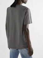 Isabel Marant - Honore Logo-Print Cotton-Jersey T-Shirt - Gray