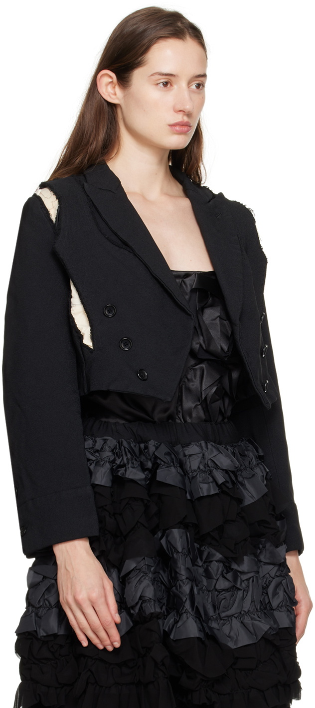 Comme des Garçons Comme des Garçons Black Layered Jacket