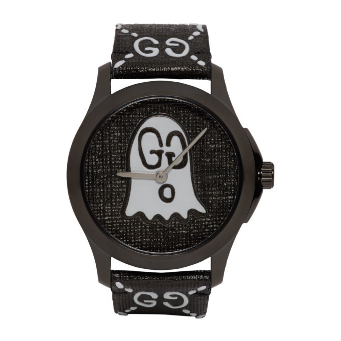 Photo: Gucci Black G-Timeless GucciGhost Watch