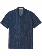 Orlebar Brown - Hibbert Solo Pastiche Cotton-Jacquard Shirt - Blue