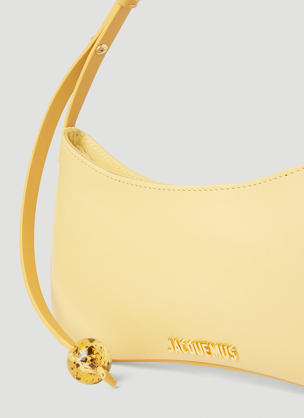 Jacquemus - Le Bisou Perle Shoulder Bag in Yellow Jacquemus