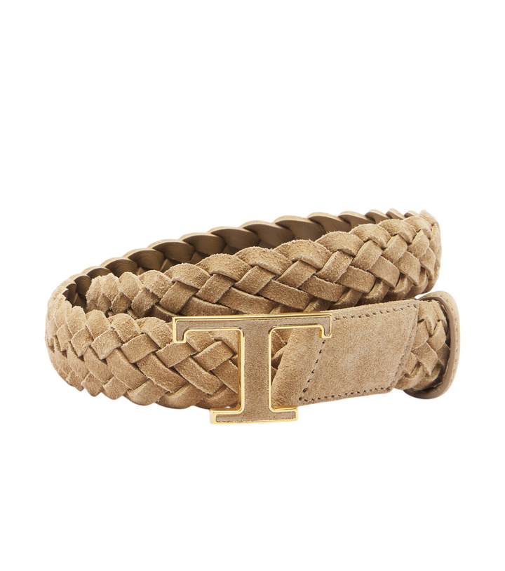 Photo: Tod's T Timeless braided suede belt