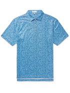 Peter Millar - Jackie Printed Tech-Jersey Golf Polo Shirt - Blue