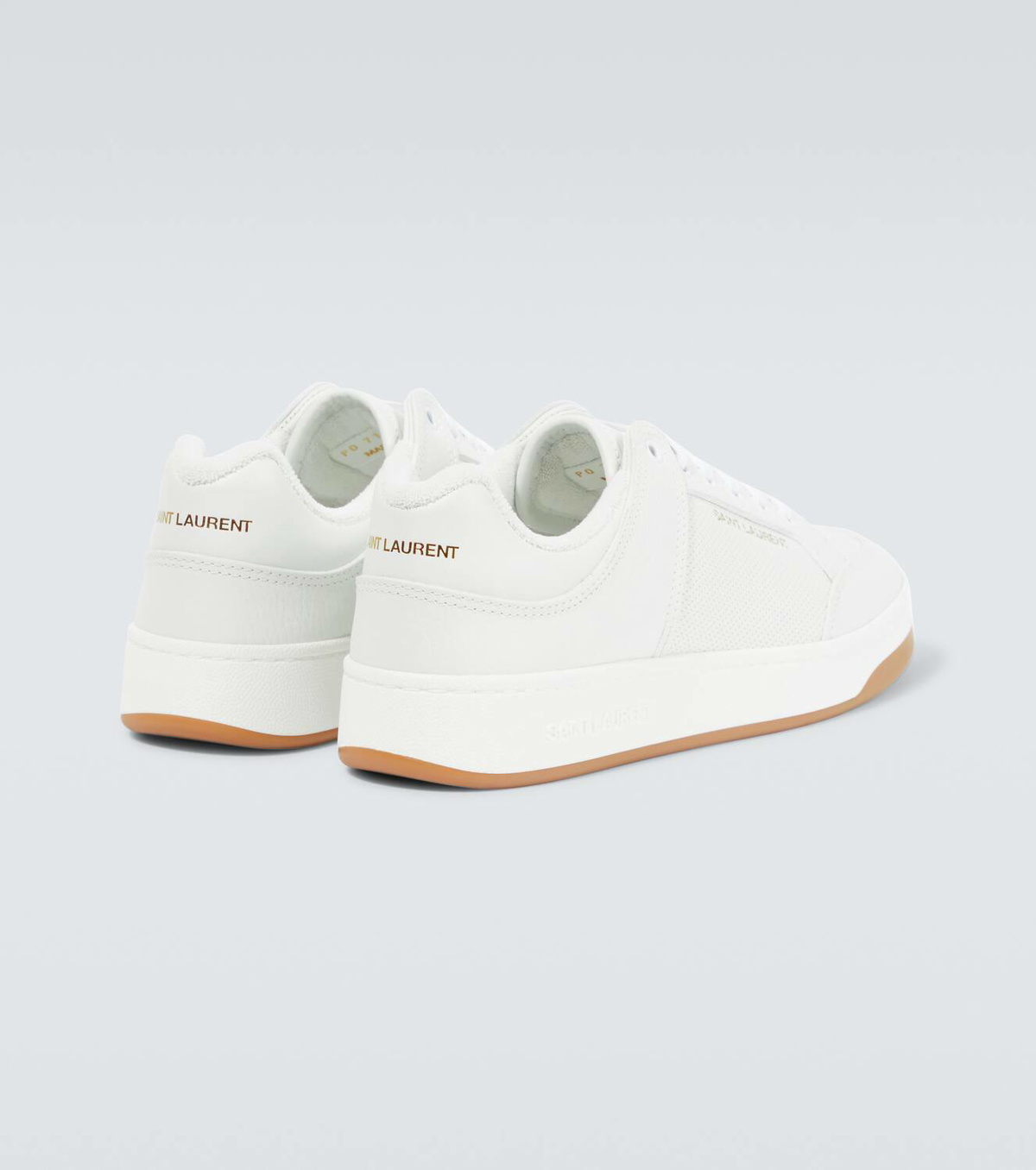 SAINT LAURENT*冒険をサポート*SL/61 ホワイトレザートレーナー Saint Laurent SL/61 leather sneakers Saint Laurent