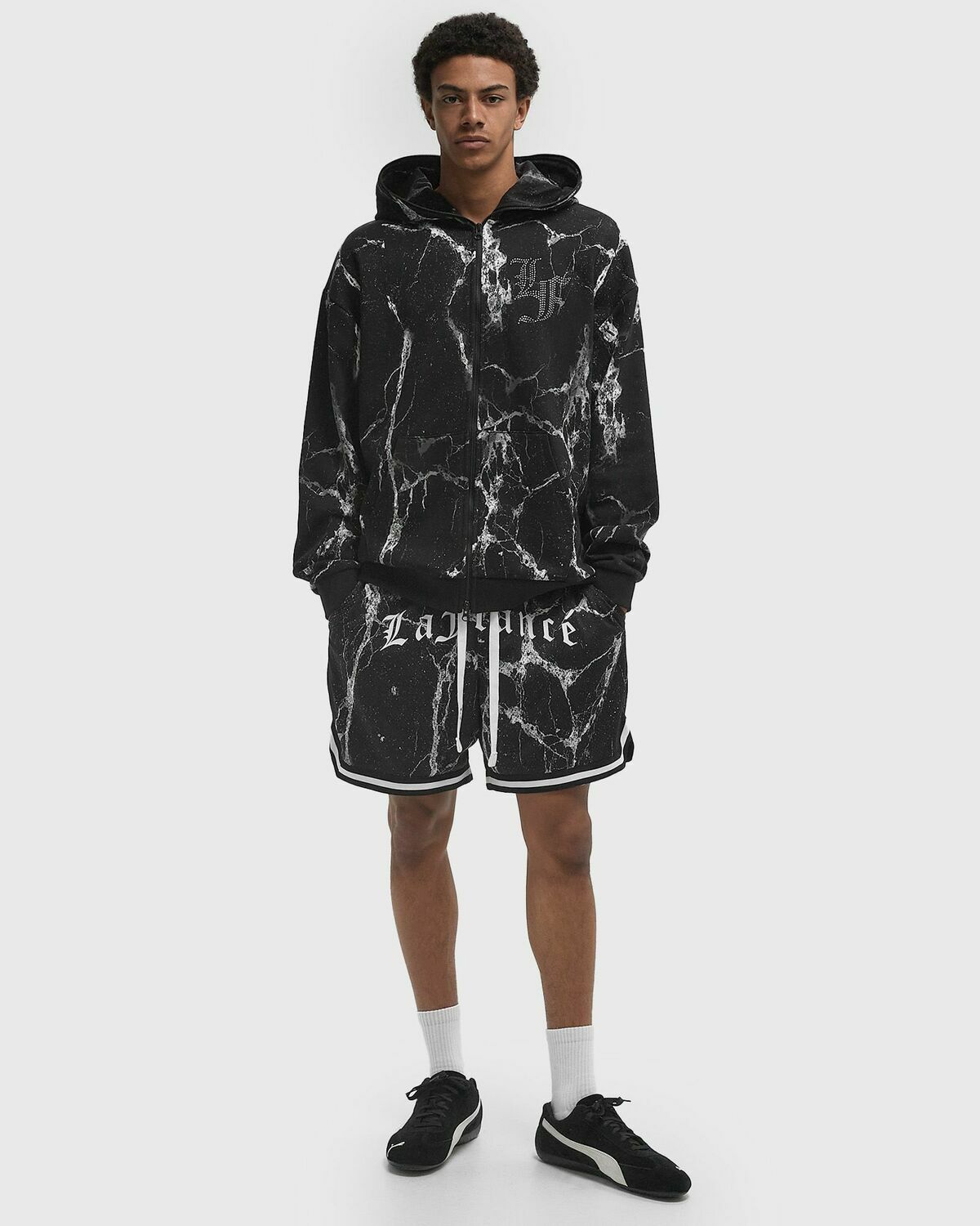 Puma Hoops x Lafrance Written in Chrome Short Black Mens Sport & Team Short