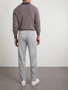 Brunello Cucinelli - Tapered Cashmere-Blend Jersey Sweatpants - Gray