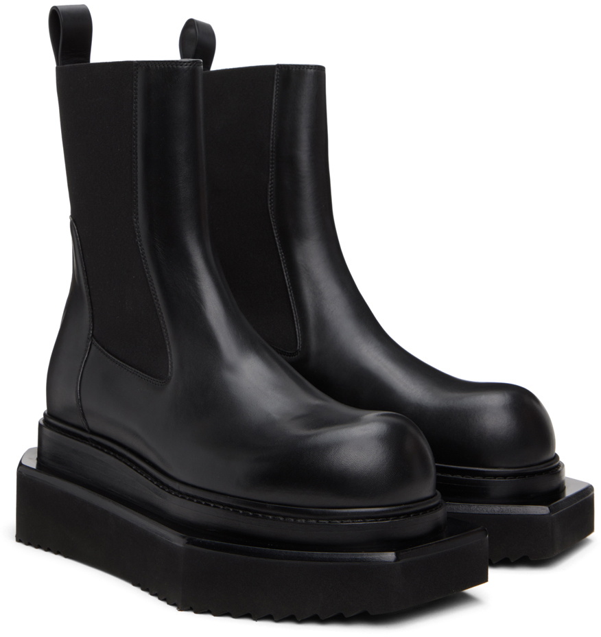 Rick Owens Beatle Turbo Cyclops Black Boots Size 38/ 8 | eBay