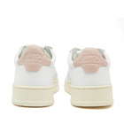 Autry Men's 01 Low Leather Sneakers in White/Pink