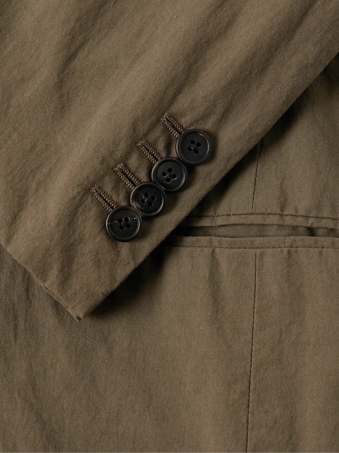 The Row - Ritchie Slim-Fit Unstructured Cotton Suit Jacket - Brown
