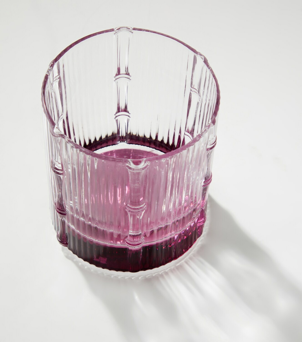 La DoubleJ Bamboo set of 2 crystal tumblers