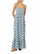 MC2 Saint Barth Woman Cotton Dress Jemma With Smocked Embroidery
