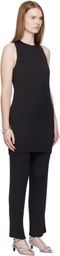 ISSEY MIYAKE Black Sleek Pleats Minidress