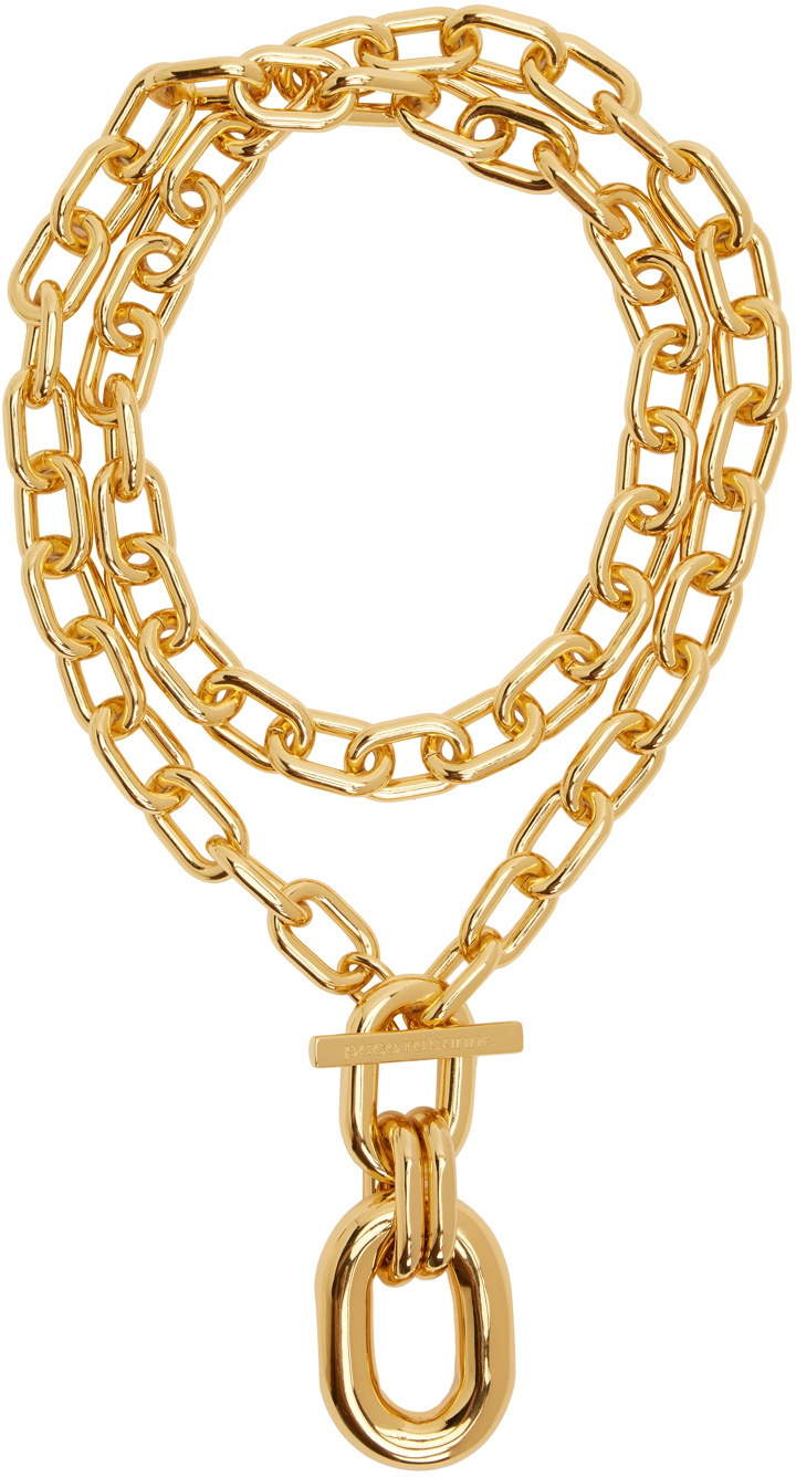 Rabanne Gold XL Link Necklace Paco Rabanne