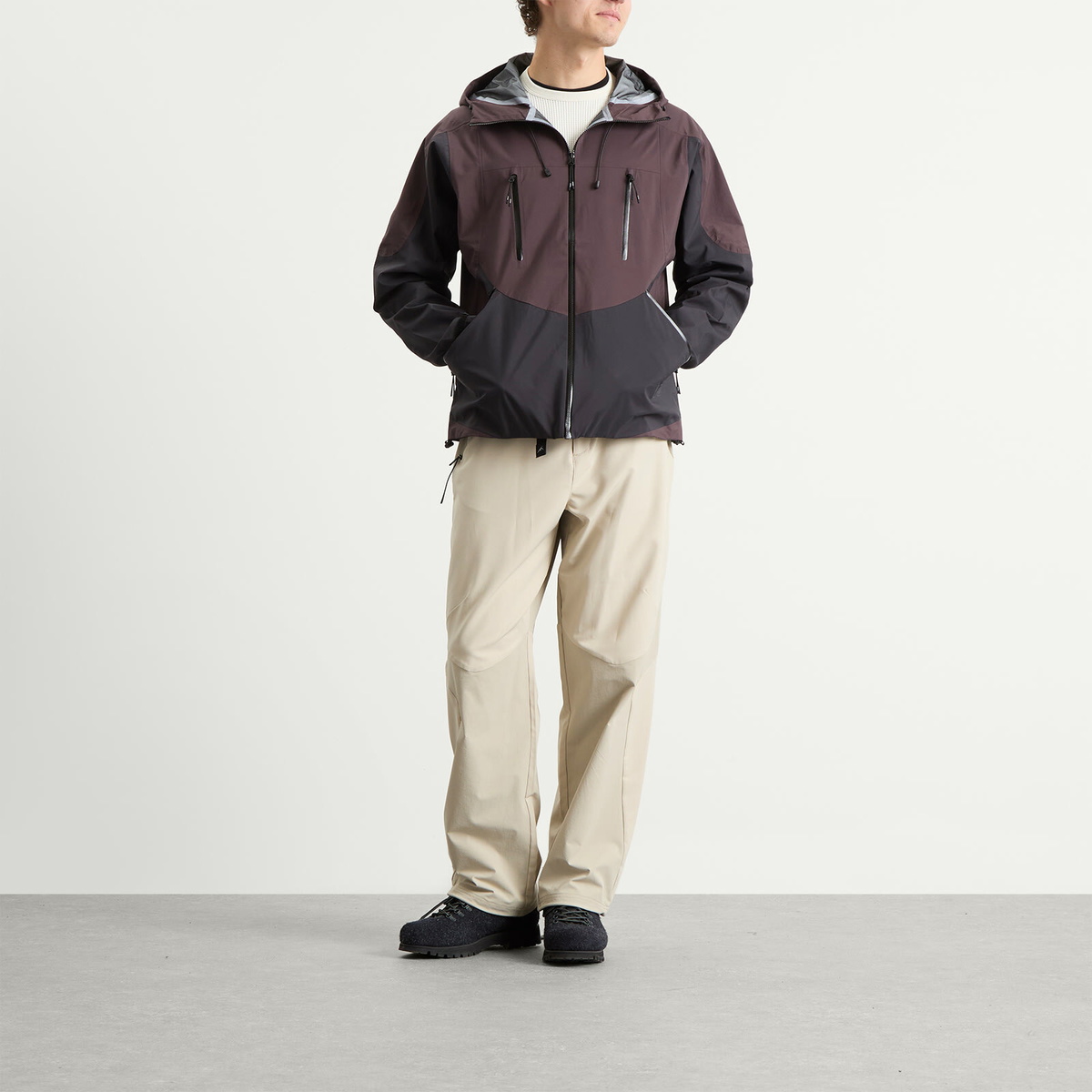 Purple Mountain Observatory Men's Anvil Shell Jacket in Chocolate