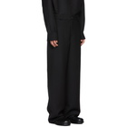 Valentino Black Satin Adjustable Trousers