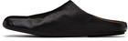 Marsèll Black Passo Leather Slippers