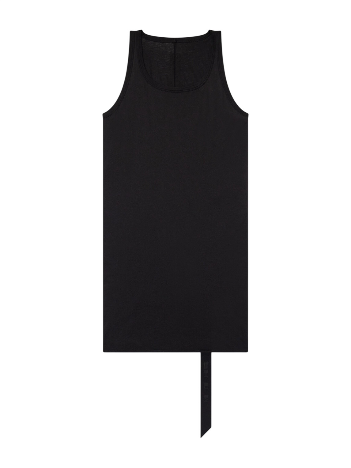 Rick Owens Drkshdw Black Cut-Out Level Tank Top Rick Owens Drkshdw