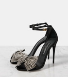 Dolce&Gabbana Bow Tie crystal-embellished satin sandals