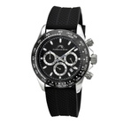 Porsamo Bleu Preston Sport Chronograph Quartz Black Dial Mens Watch 1037BPRR