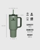Stanley The Quencher H2.O Flow State™ Tumbler 40 Oz Green Outdoor Equipment