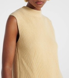 Jil Sander Oversized ribbed-knit wool vest