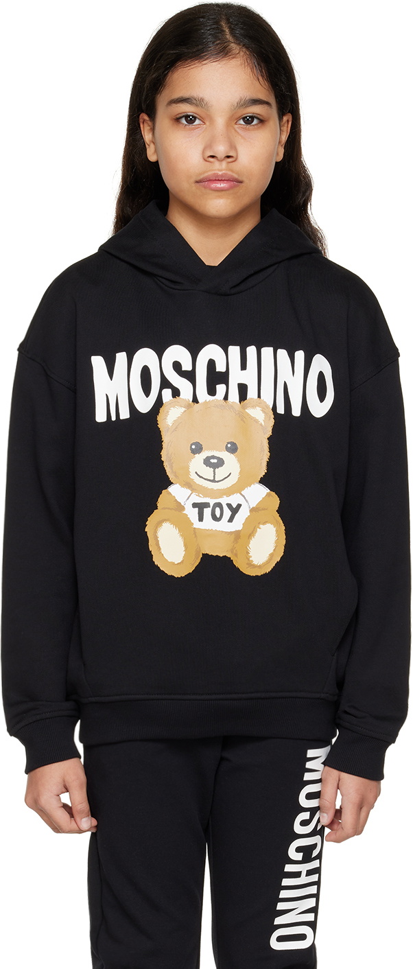 Moschino Teddybear Hoodie Black