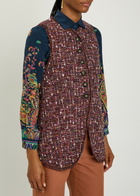 Etro Patterned Bouclé Gilet Multicoloured 1