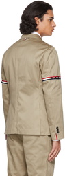 Thom Browne Khaki Unconstructed Classic Armband Blazer