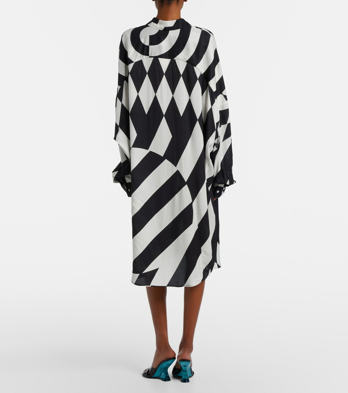 Dries Van Noten Printed shirt dress