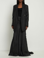 ANN DEMEULEMEESTER Agnes Waxed Cotton Voile Slouchy Jacket