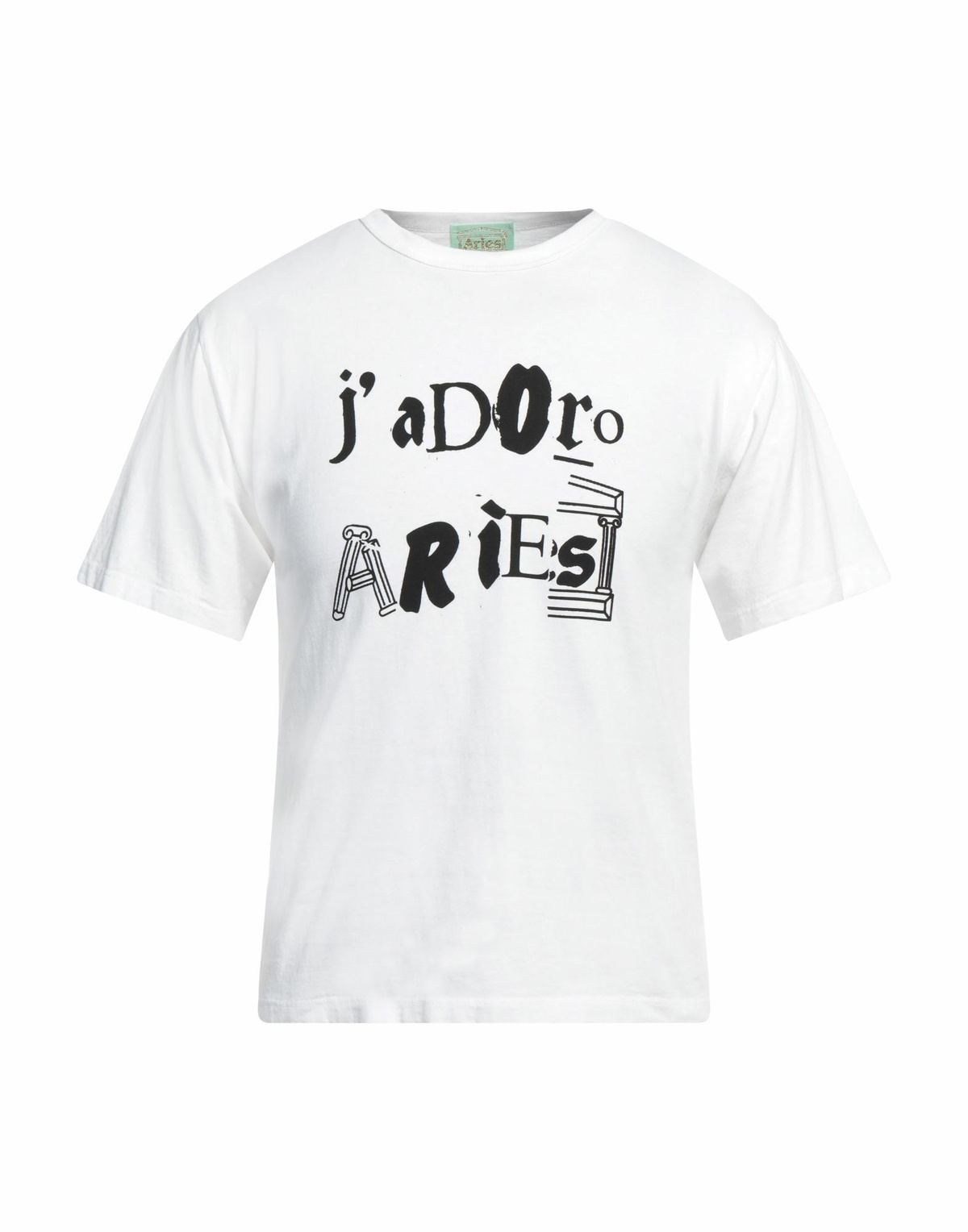 Aries Mens T-shirt in White