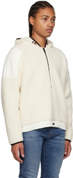 ZEGNA White Padded Hoodie