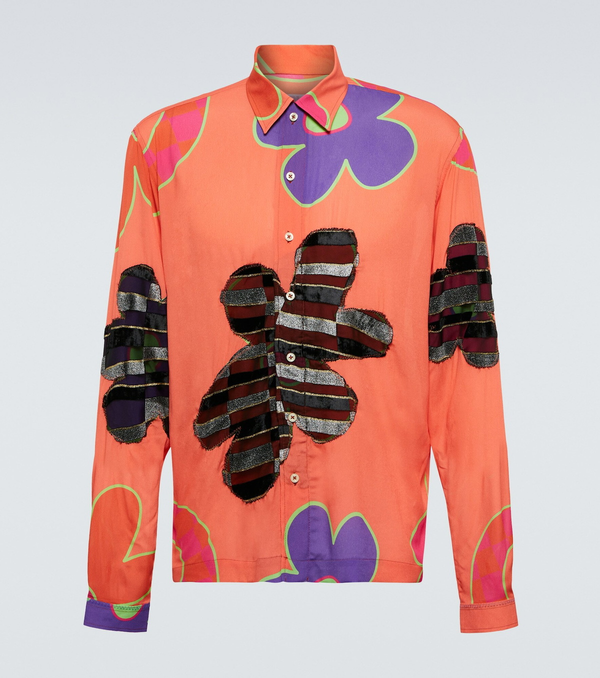 【新品】ERL floral shirt ERL - Floral shirt ERL