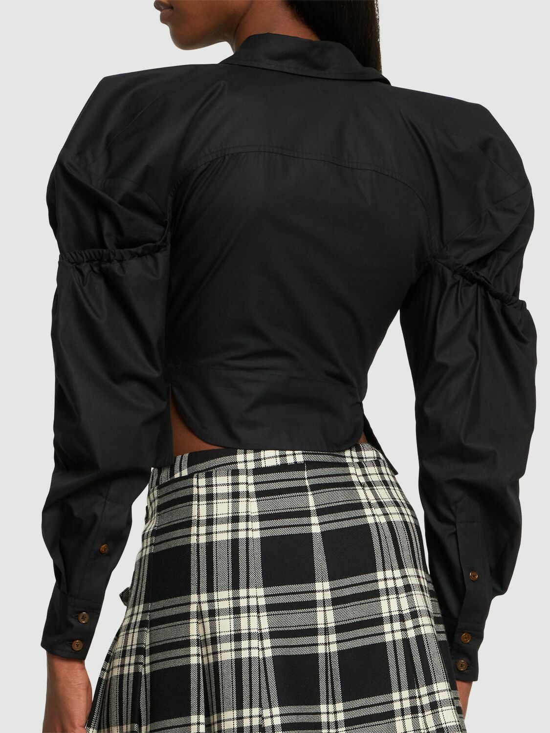 VIVIENNE WESTWOOD - Gexy Fitted Cotton Lace-up Shirt Vivienne Westwood