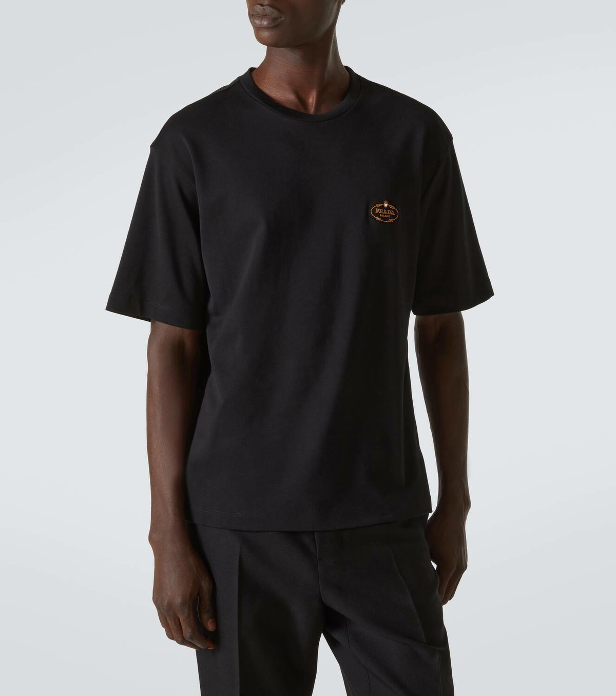 Prada コットンTシャツ Cotton T-shirt 関税込 送料無料》PRADA cotton T shirt