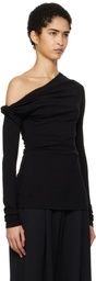 Paris Georgia SSENSE Exclusive Black Elemental Manahou T-Shirt
